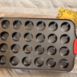 New NutriChef 24-Cup Nonstick Mini Muffin Pan