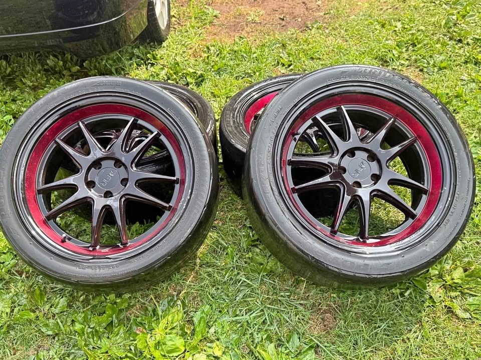 F1R F102 18”-8.5” 5x100 wheels 38mm offset Racing Wheels Slicks
