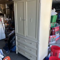 Heavy Wood Armoire