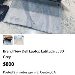 Brand New Laptop Latitude 5530