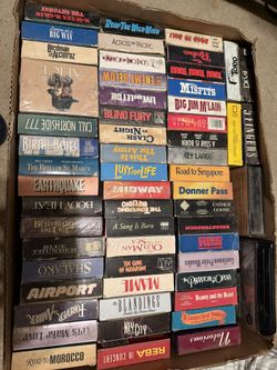 Free!!! Box Full Of VHS Tapes