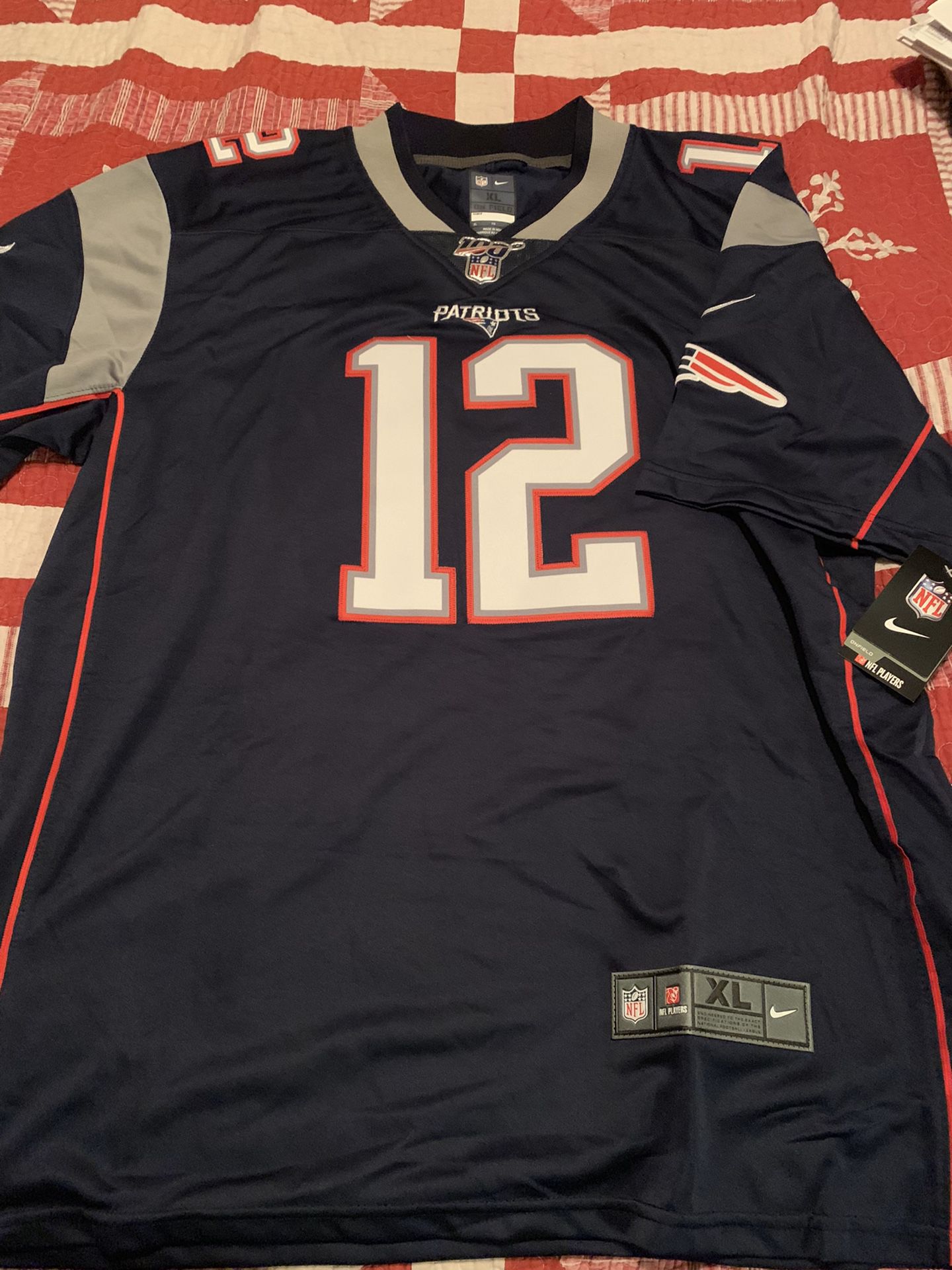 Patriots Tom Brady Jersey size XL
