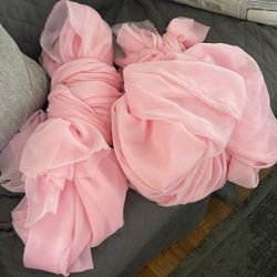 Pink Drapping For Party