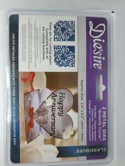 Die'sire Edge'ables Butterfly Corner Metal Die by Crafter's Companion NEW