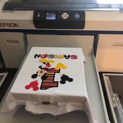 Epson F2000 DTG printer - white nozzles clogged 