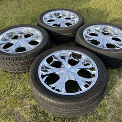 22” Chrome Wheels 6x139.7 GMC Chevy Cadillac 