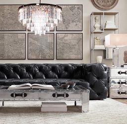 Restoration Hardware RH x Timothy Oulton Tribeca Leather Sofa