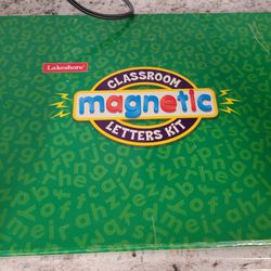 Lakeshore Learning Classroom Magnetic Letters Kit Used Set Item #JJ518 Great Deal!!