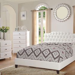 Queen Bed Frame With Memory Foam Mattress 10” Medium Firm