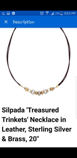 New SILPADA "Treasured Trinkets" Sterling silver necklace