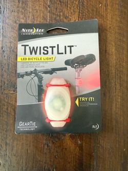 Nite Ize LED red bicycle light, brand new