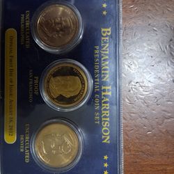Benjamin Harrison Presidential Coin Set - $18 OBO