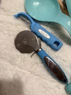 Turquoise /blue Cooking Utensils