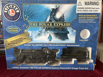 Lionel The Polar Express Battery Powered G-Gauge Train Set 7-11022