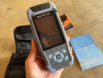 Portable Optical Fiber Tester – OTDR / OPM / VFL Ports & Case