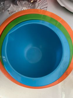 Set of 3 Plastic Bowls