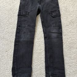 Black Jeans Size 12 Cargo