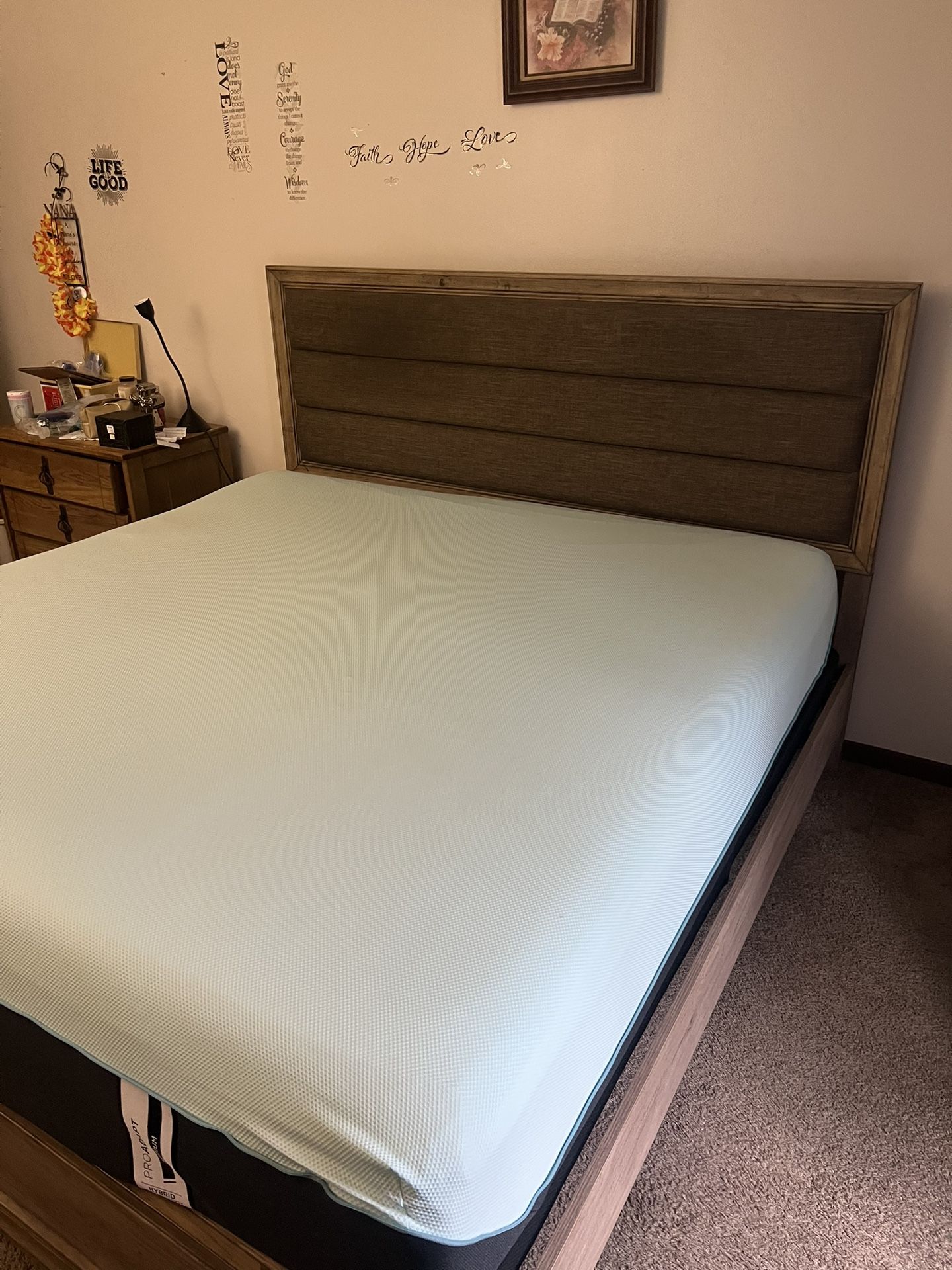 King Size Mattress And Adjustable Bed Frame