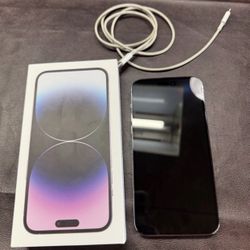 IPhone 14 Pro Max Purple 128 GB Good Condition  Unlocked Clean