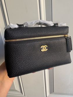Black GHW vanity bag