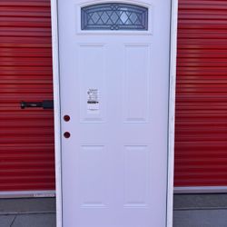 Masonite 36in x 80in. Halifax Steel Prehung Front Exterior Door