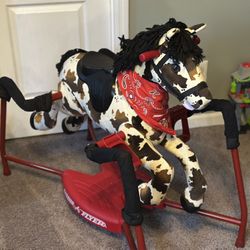 Radio Flyer Freckles Plush Interactive Riding Horse