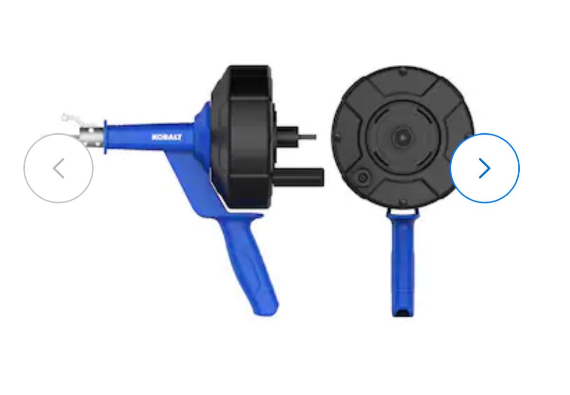 Kobalt 1/4 Inch X 25 Ft High Carbon Wire Hand Drain Auger