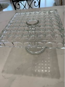 Unused Vintage Cake Stands, Pastry or Snack glass domed display protective servers, Great for shops, restaurants, event functions, gifts, weddings