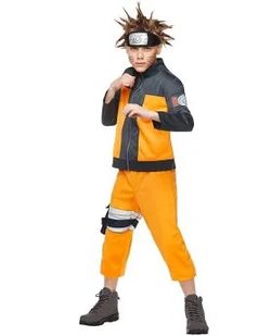 Kids Naruto Costume Size Medium