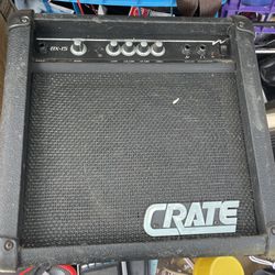 Crate BX-15 Guitar Amplifier Electric Bass Amp Combo Practice With Gain