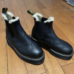 Dr. Martens Chelsea Boots With Fur