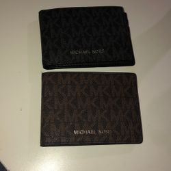 Micheal Kors Wallet Brown And Black