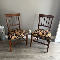 2 Set Of Antique Chairs 