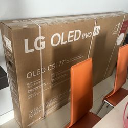 LG OLED 77” Inch Model: C5 (brand new in box)