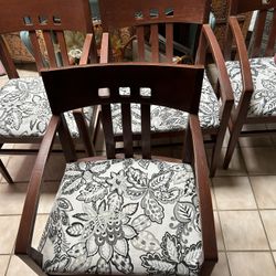 Solid Wood Chairs , Really Sturdy And Comfortable!!