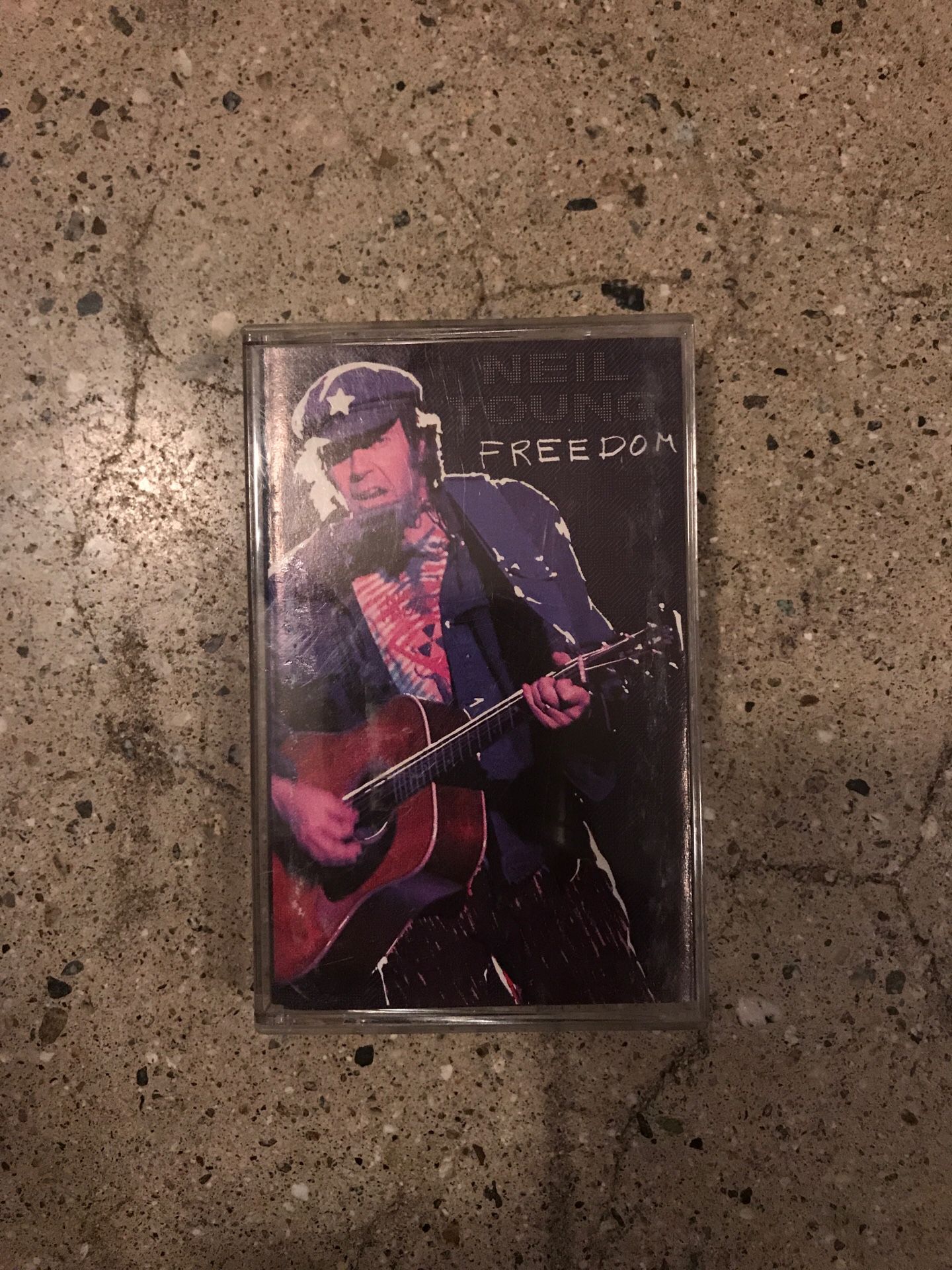 NEIL YOUNG FREEDOM CASSETTE TAPE