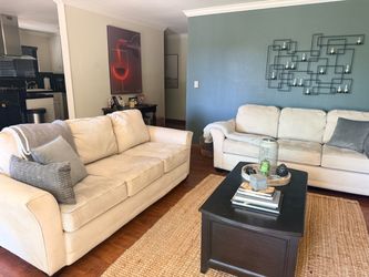 Cream Sofa Set – 2 Piece