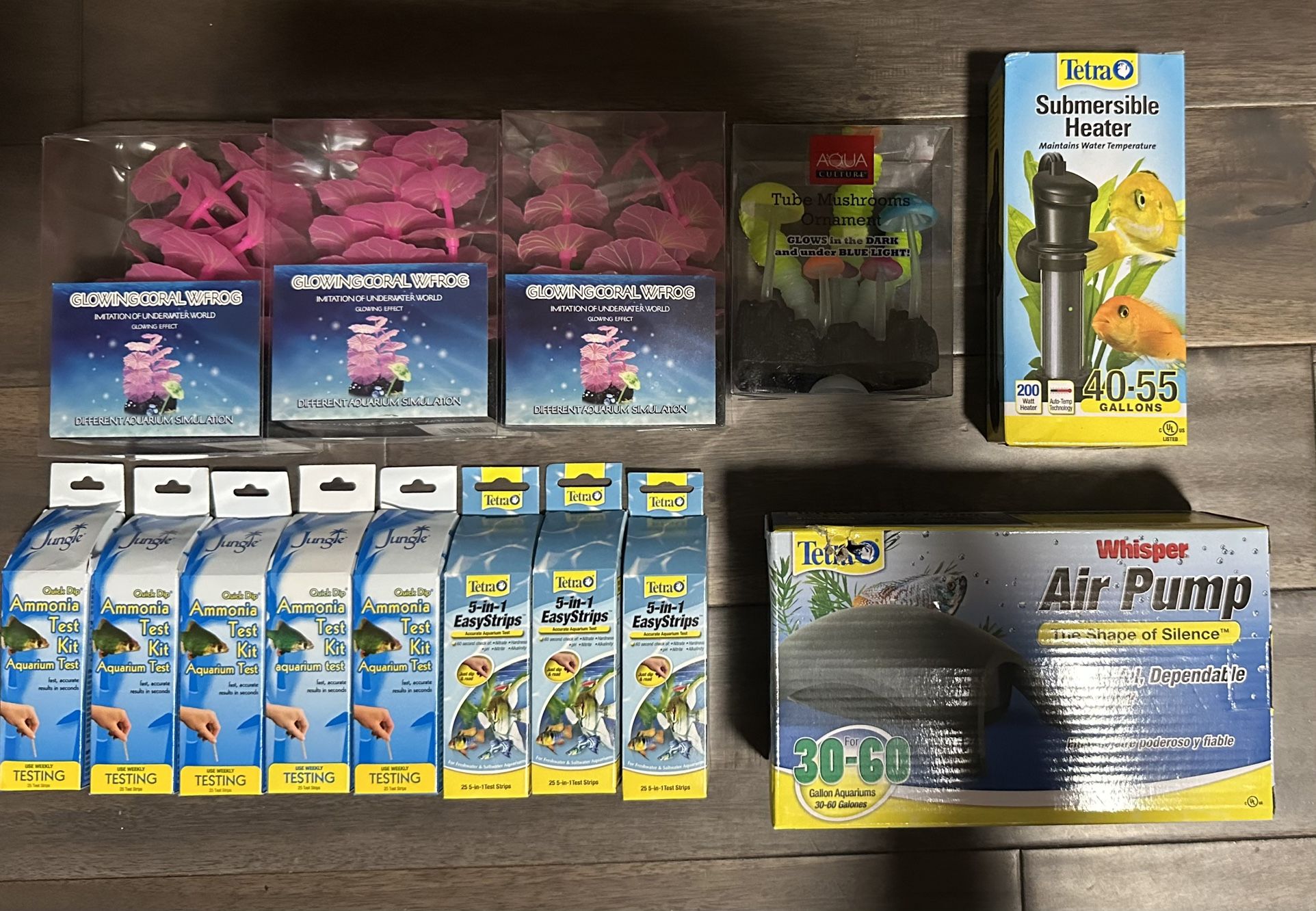 Aquarium supplies, all brand new