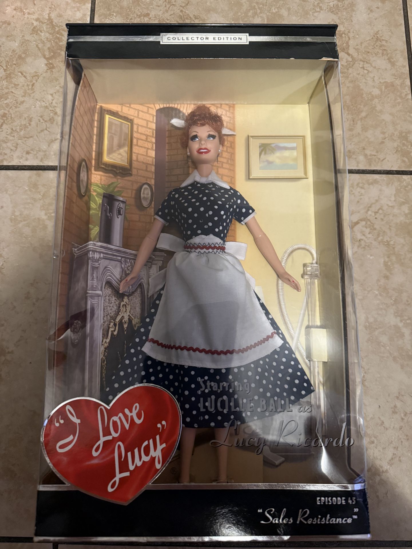 Vtg 2002 Barbie “I Love Lucy” Sales Resistance Near Mattel #B1078 NRFB