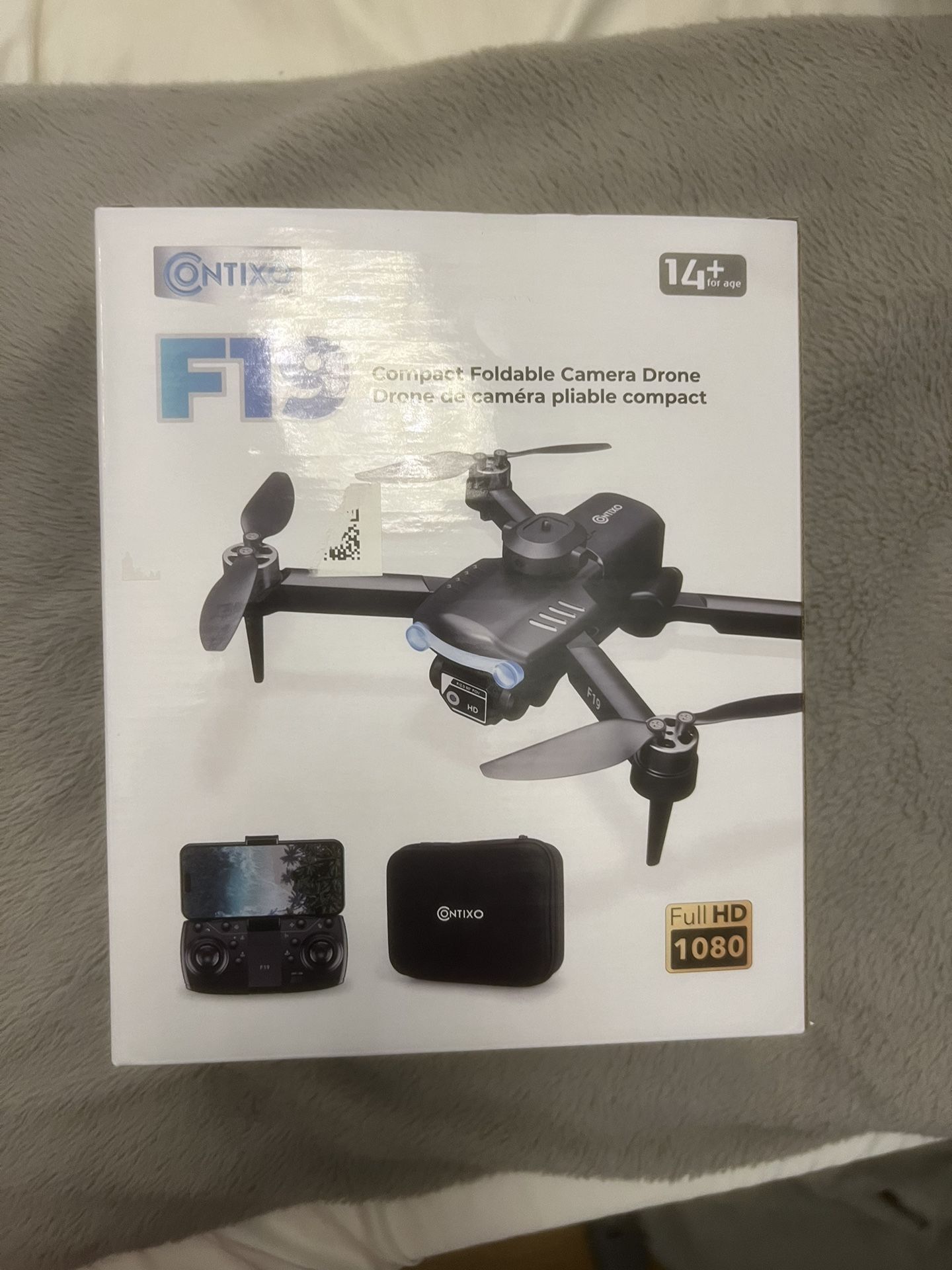 Never Opened Black F19 Drone 