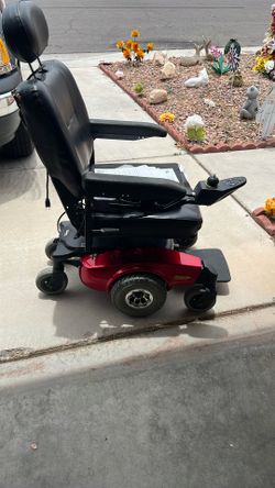 Power Wheelchair Red Color 4 Wheel Very Nice