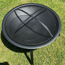 Portable Coal Fire Pit Collapsible With Carrier