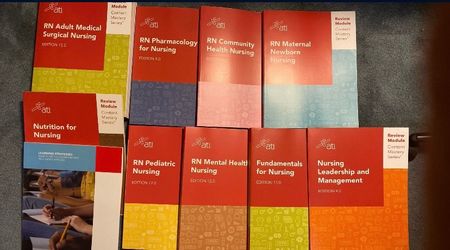 ATI (RN) Review Module Package Books Including Test Prep