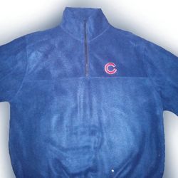 Navy Blue Chicago Cubs Fleece