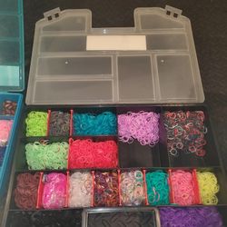 Loom Rubber Bands With Loom Storage Boxes