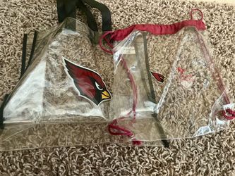Clear Arizona Cardinals Tote Bags