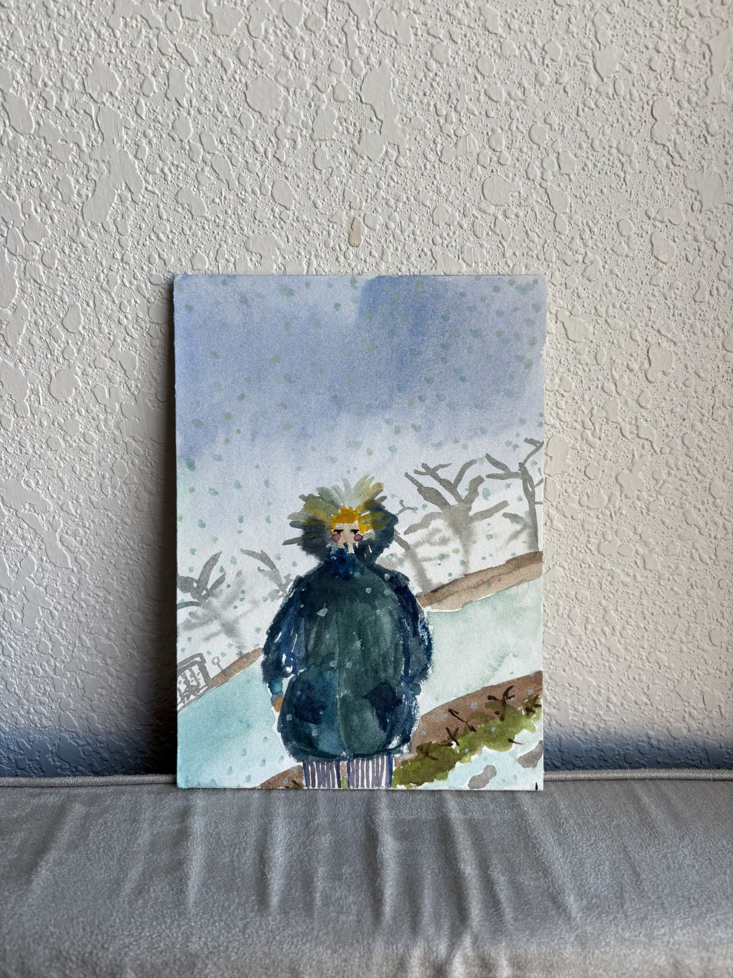 Abstract Watercolor - Blue and Green Tones