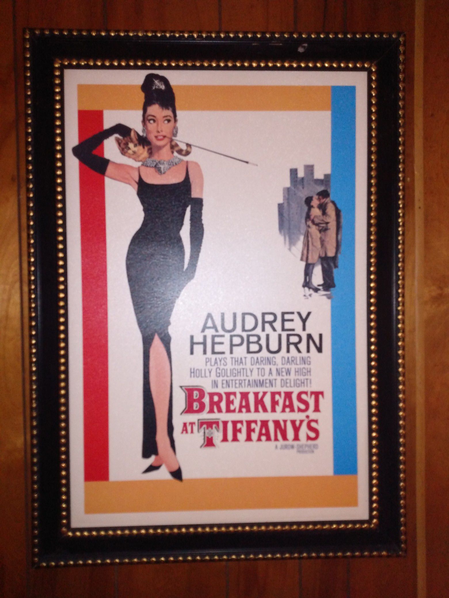 Framed Audrey Hepburn picture