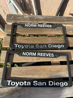 License Plate Frame Toyota