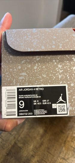 Air Jordan 4 “Taupe Haze” – Size 9 (Brand New)